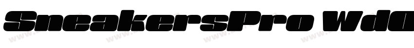 SneakersPro WdObl字体转换 SneakersPro WdObl字体转换